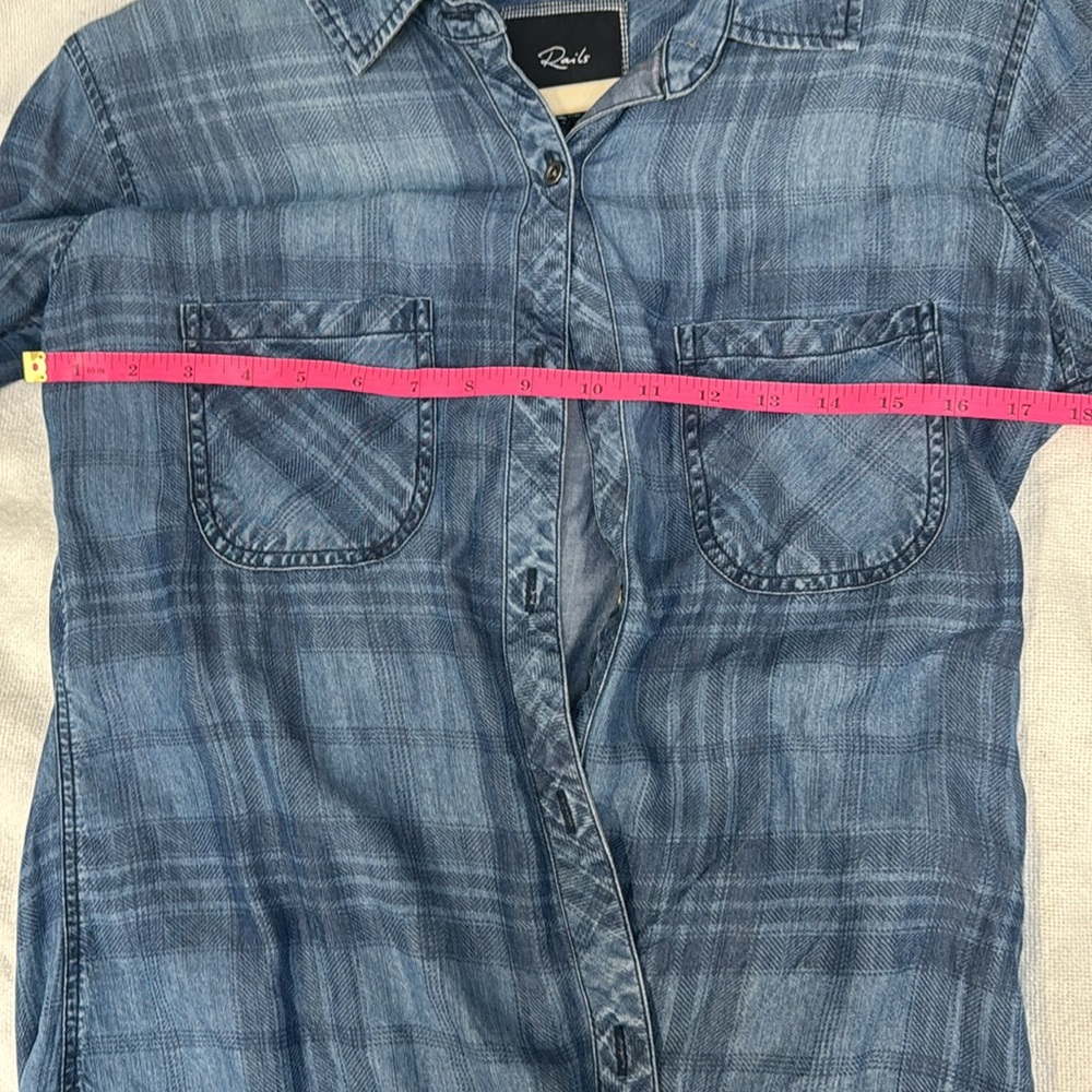 Rails Blue Button Down - Picture 5 of 7